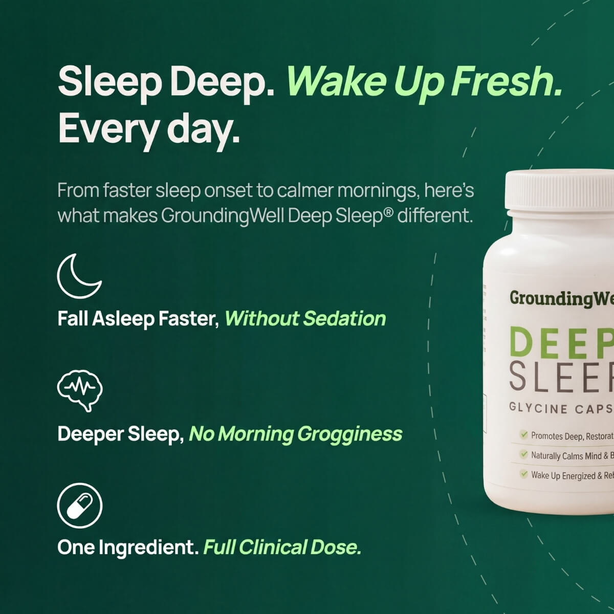 Groundingwell Deep Sleep Glycine